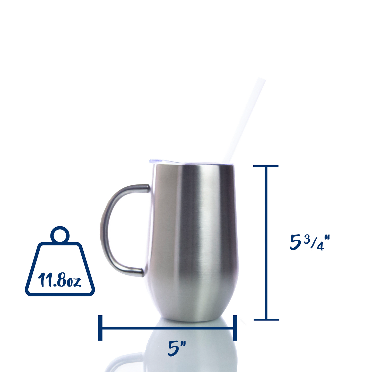 16OZ BIG STEMMY COFFEE MUG CASE W STRAWS (20 UNITS)