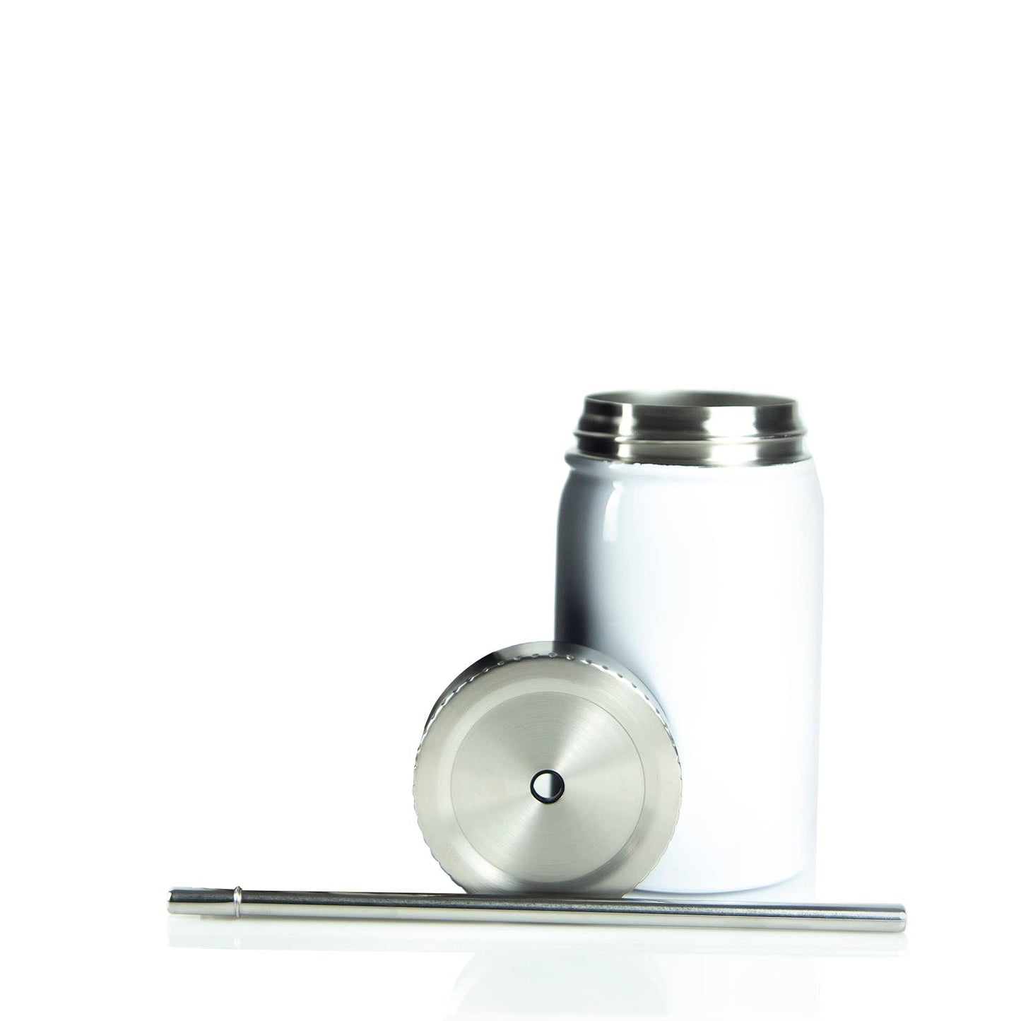 17oz SUBLIMATABLE MASON JAR TUMBLER W/ STRAW CASE (30 UNITS)