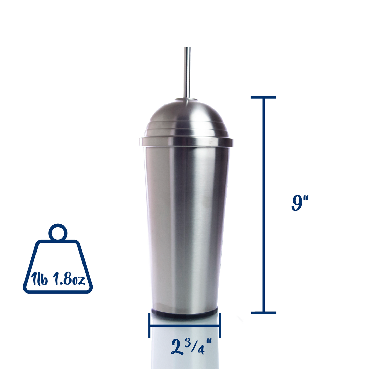 20oz HANDY SLURP TUMBLER W/ STRAW CASE (25 UNITS)