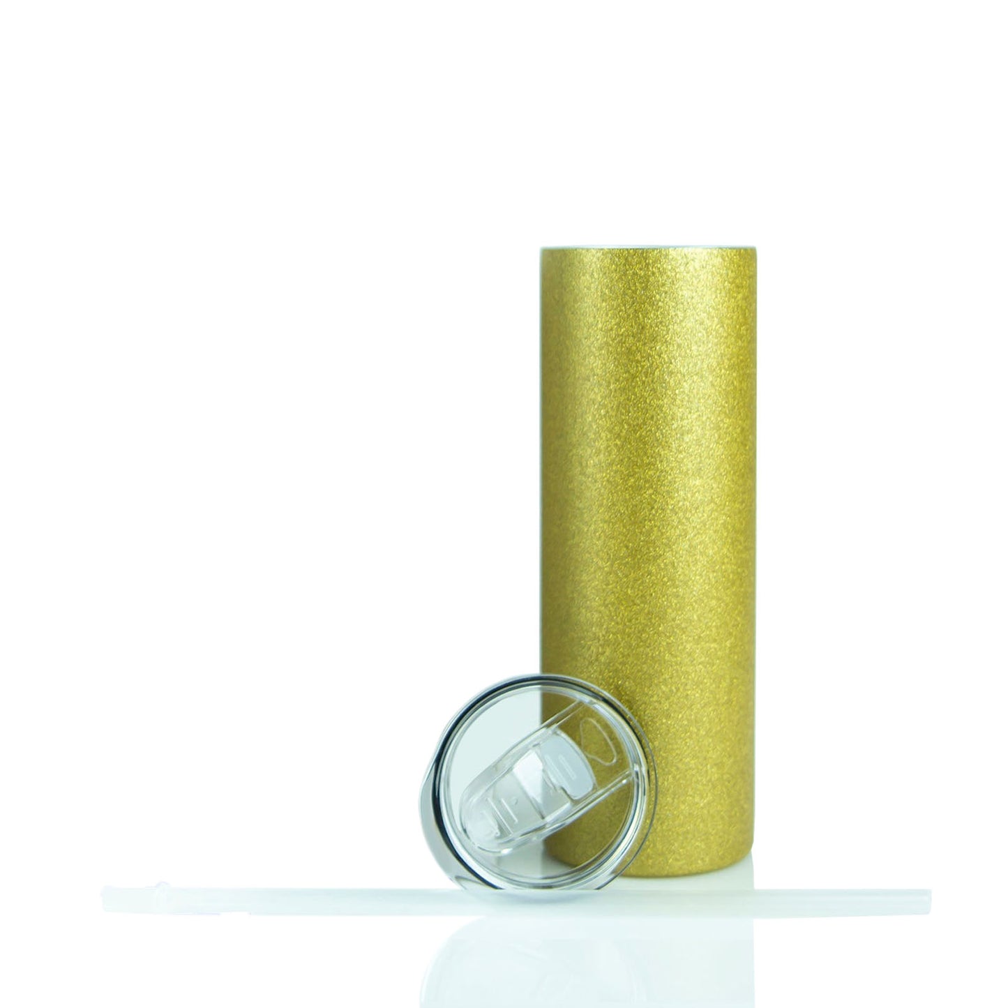 20oz STRAIGHT SUBLIMATABLE GLITTER TUMBLER CASE (24 UNITS)