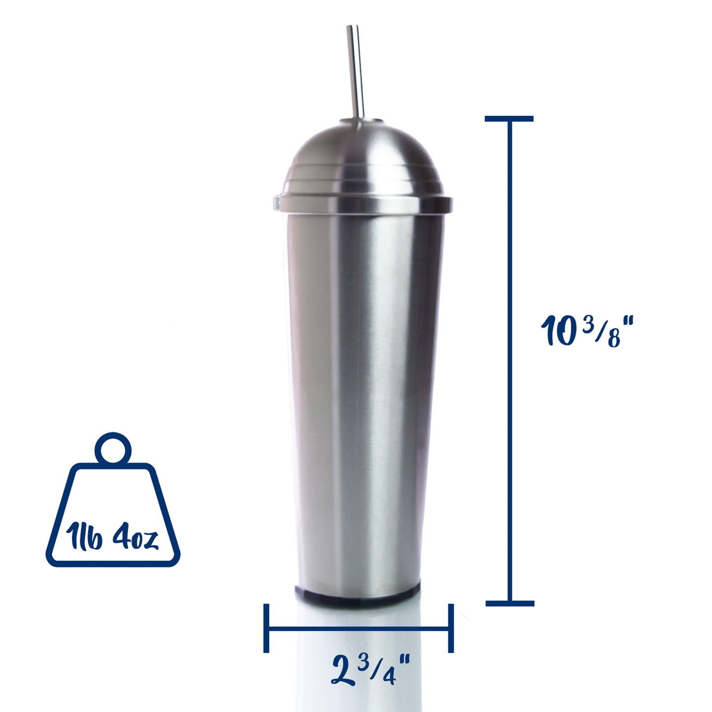 30oz HANDY SLURP TUMBLER W/ STRAW CASE (25 UNITS)