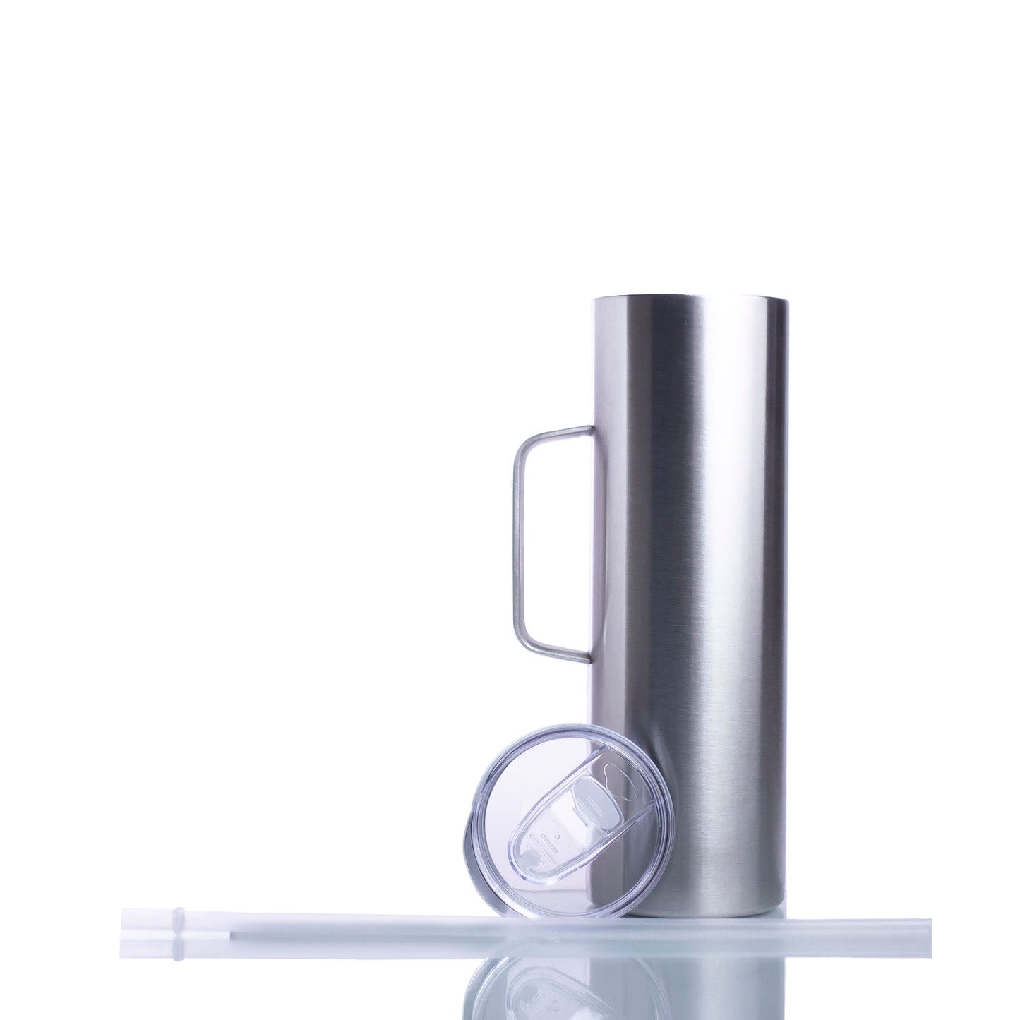 30oz STRAIGHT HOGGDLE SKINNY TUMBLER W SLIDING LID & STRAW CASE (25 UNITS)