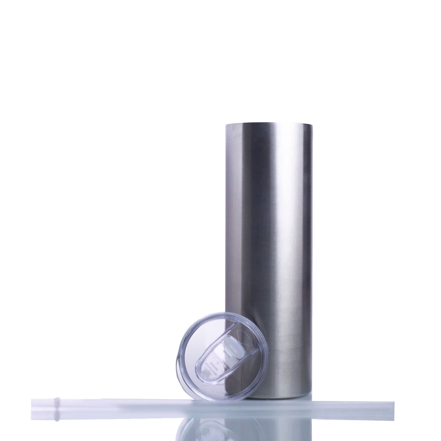 30oz STRAIGHT SKINNY TUMBLER W/ SLIDING LID & STRAW CASE (25 UNITS)