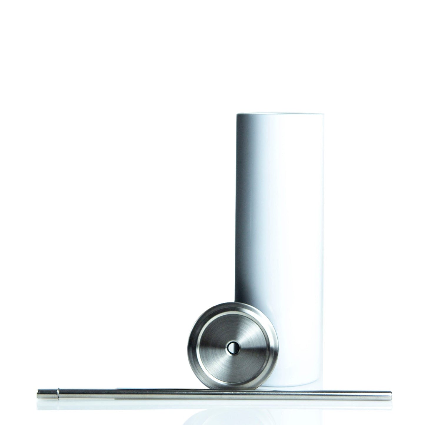 30oz STRAIGHT SUBLIMATABLE SKINNY SLURP TUMBLER W STRAWS CASE (25 UNITS)