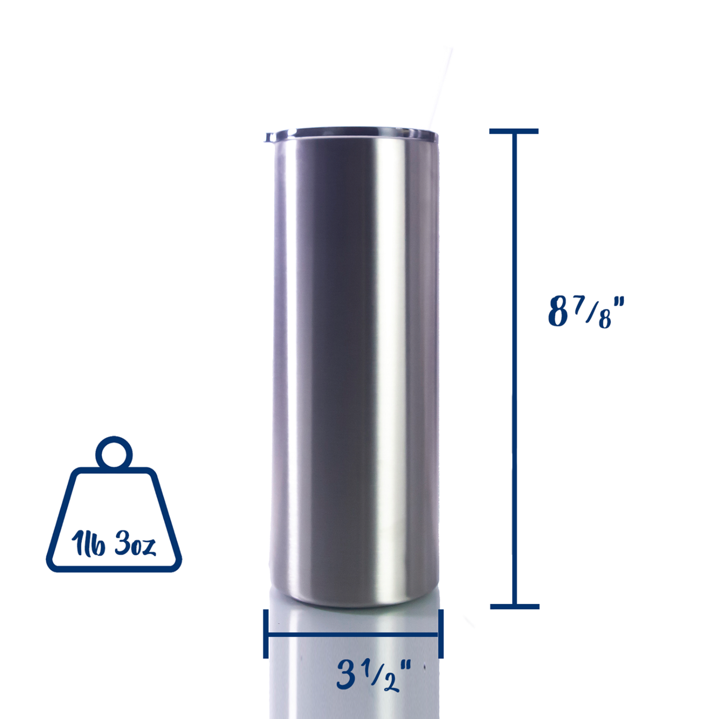 30oz SUBLIMATABLE FATTY W STRAW CASE (24 UNITS)