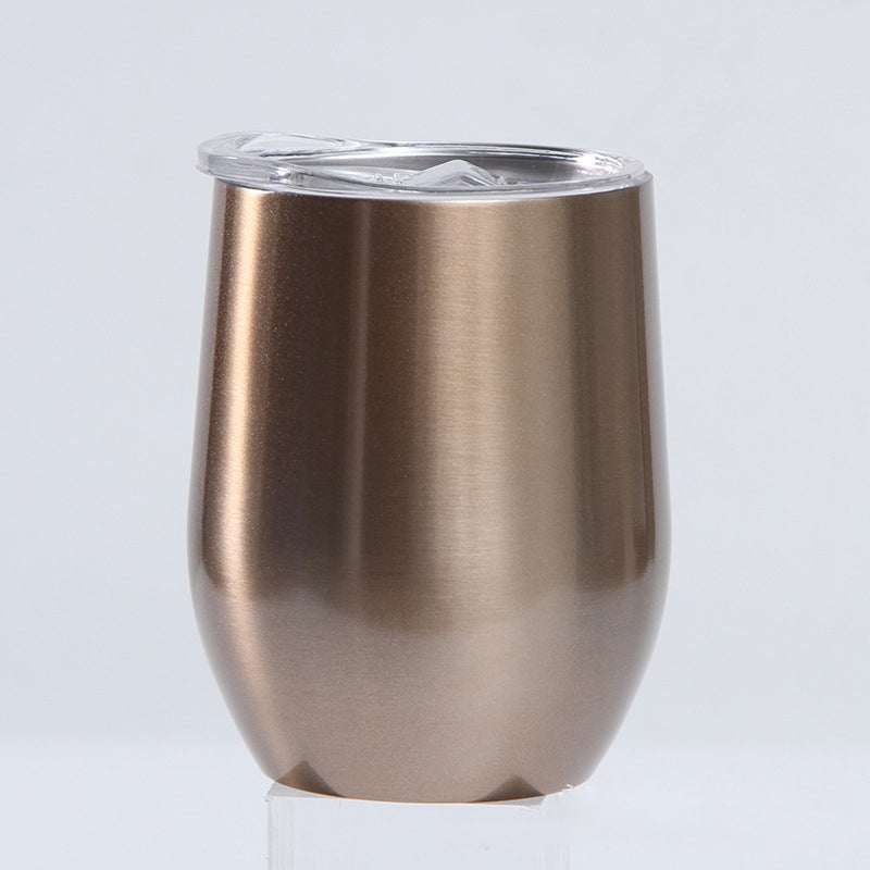12 oz STAINLESS STEEL STEMLESS WINE TUMBLER - CHAMPAGNE