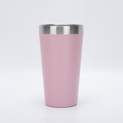 16oz TAPERED STAINLESS STEEL TUMBLER - Pink