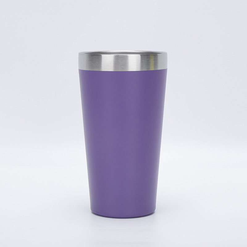 16oz TAPERED STAINLESS STEEL TUMBLER - Purple