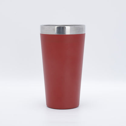 16oz TAPERED STAINLESS STEEL TUMBLER - Red