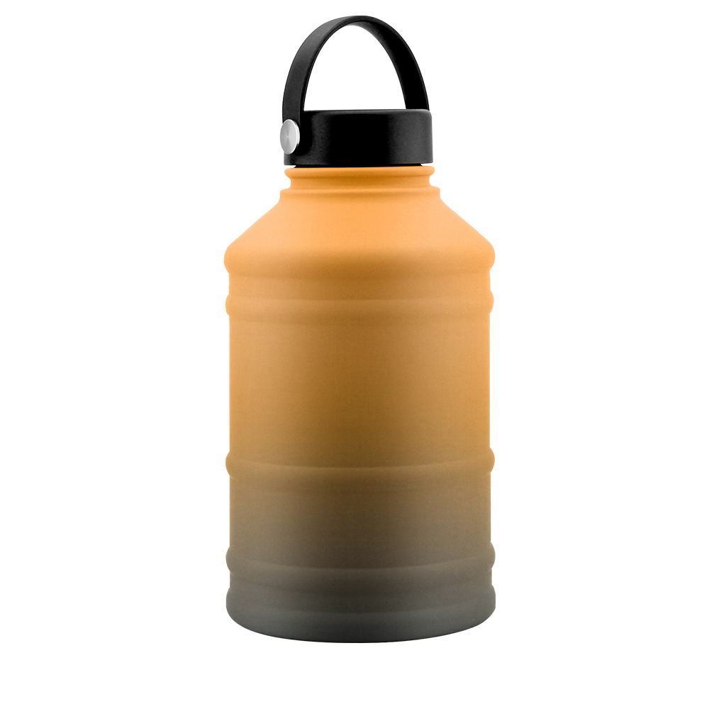 Gym Bottle, 44oz/73oz (1.3L/2.2L) Half Gallon Single Wall Stainless Steel  Water Bottle
