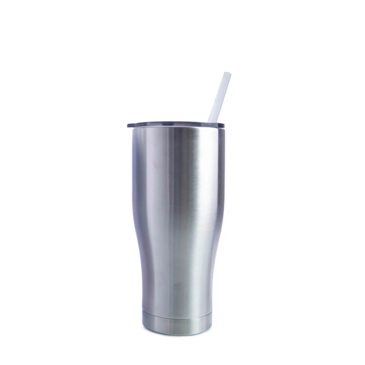 24oz MODERN CURVE TUMBLER W STRAW CASE (24 UNITS)