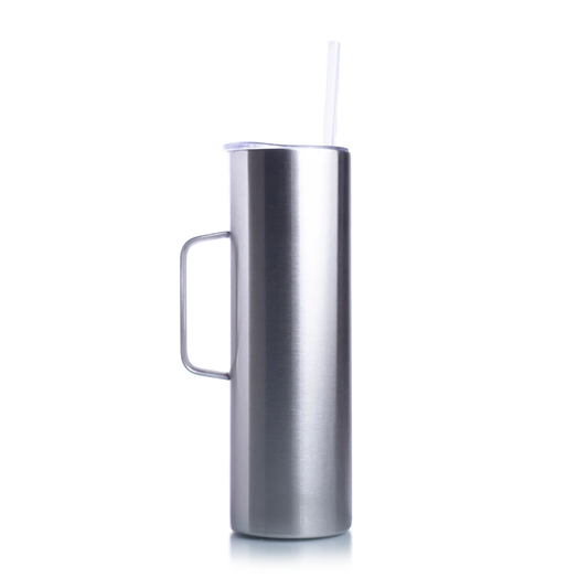 30oz STRAIGHT HOGGDLE SKINNY TUMBLER W SLIDING LID & STRAW CASE (25 UNITS)