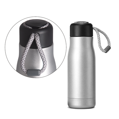 Portable Insulated Bottle With Rope Handle