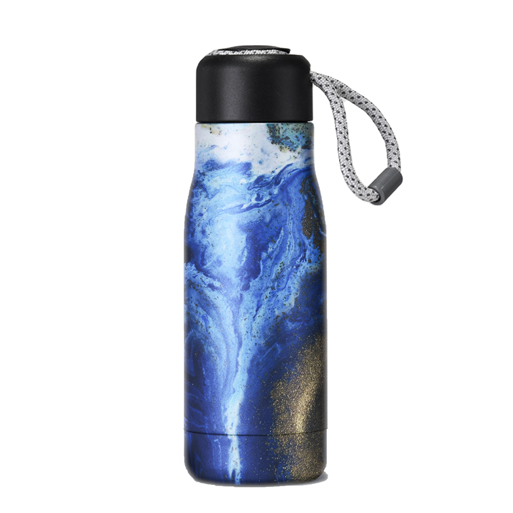 Portable Insulated Bottle With Rope Handle